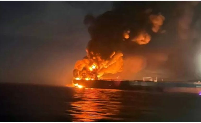 Дронове удариха танкер в румънските териториални води на Черно море